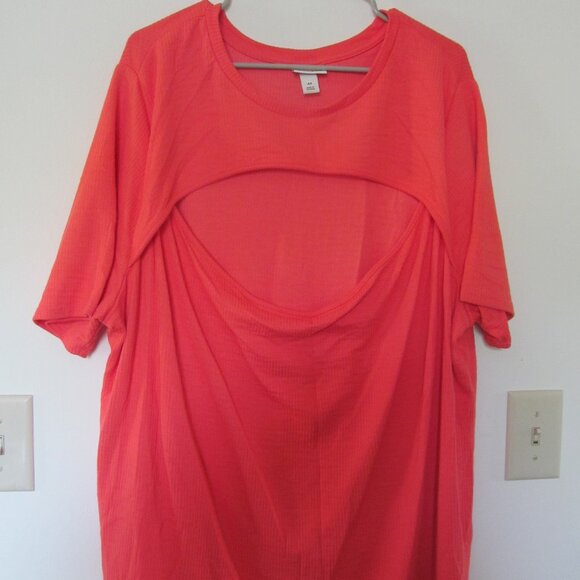 Ava & Viv Orange Cut Out Top Size 4X - Picture 1 of 2